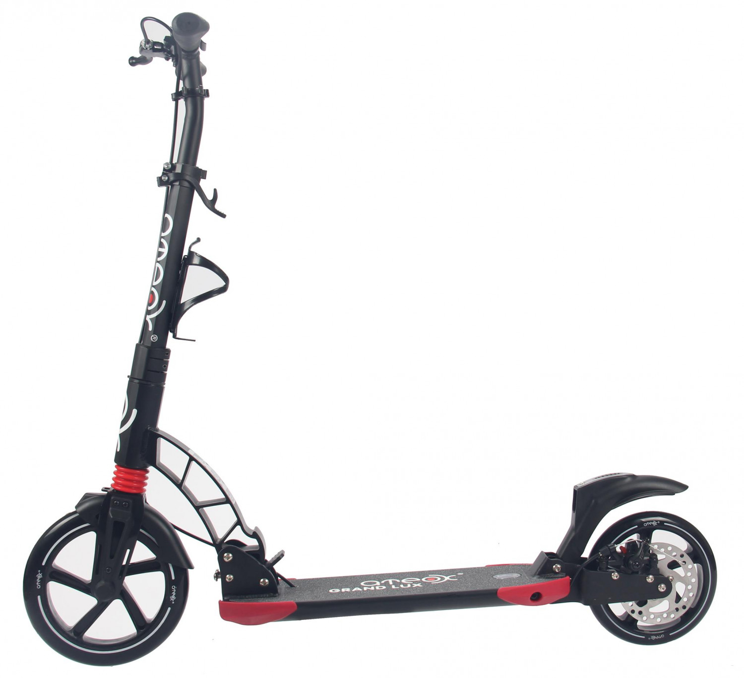 Самокат ATEOX GRAND LUX складной с амортизаторами и ручным дисковым тормозом