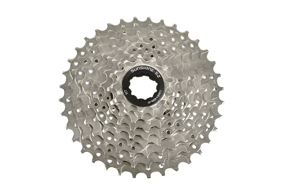 Кассета SUNSHINE CS-HR9-36, 9 передач, 11-36Т, серебристый