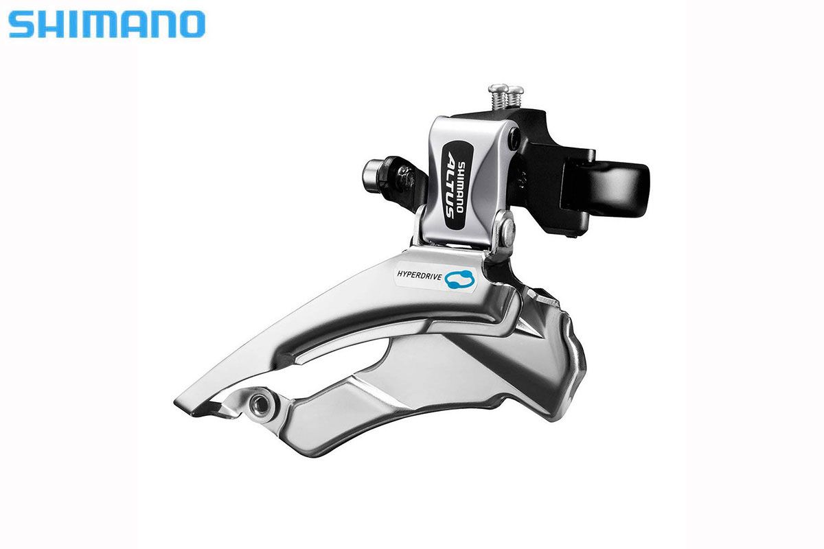Переключатель передний Shimano Altus, M313, ун. тяга, ун. хомут, уг.:66-69, для 42/48T