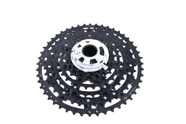 Кассета SHIMANO CUES, LINKGLIDE, CS-LG300-10 11-48T 10 скоростей (11-13-15-17-20-23-28-34-41-48T) ACSLG30010148