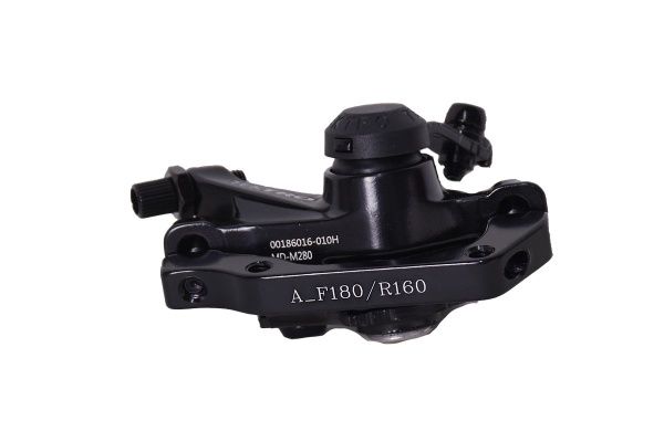 Тормоз дисковый механический задний TEKTRO MD-M280R,без ротора,черный